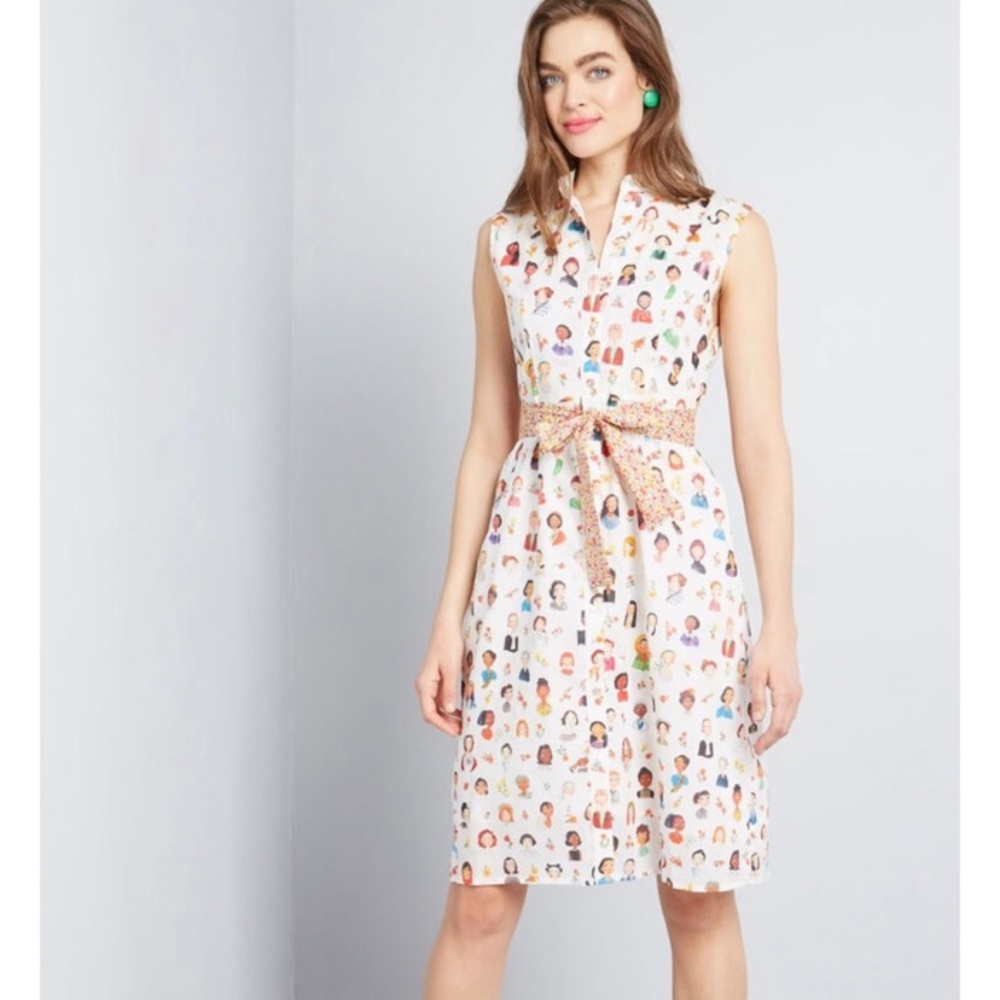 Book of Deer Familiar Face Dress - iconic and rare - like new - Anthropologie